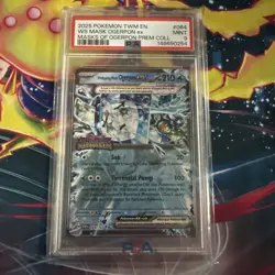 2024 POKEMON TWM EN-TWILIGHT MASQUERADE #064 WELLSPRING MASK OGERPON EX PSA 9 - Image 1