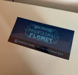 Phantasmal Flames Pokemon Center Exclusive ETB Elite Trainer Box Factory Sealed - Image 2