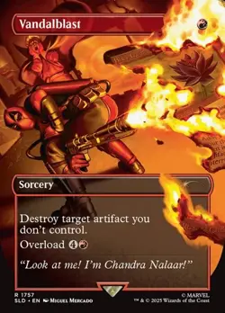 Vandalblast - Extended Art Secret Lair NM MTG - Image 1