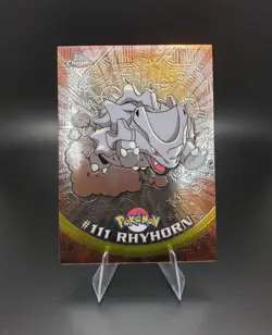 2000 Topps Chrome Series 2 - Pokemon Rhyhorn #111 - Image 2