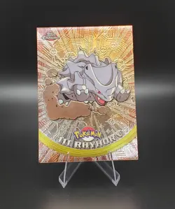 2000 Topps Chrome Series 2 - Pokemon Rhyhorn #111 - Image 3