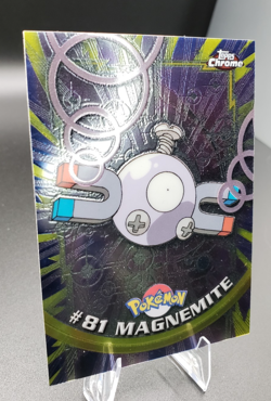 2000 Topps Chrome Series 2 - Pokemon Magnemite #81 - Image 2
