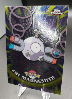 2000 Topps Chrome Series 2 - Pokemon Magnemite #81 - Image 3