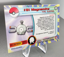 2000 Topps Chrome Series 2 - Pokemon Magnemite #81 - Image 5