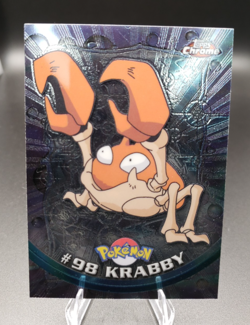 2000 Topps Chrome Series 2 - Pokemon Krabby #98 - Image 1