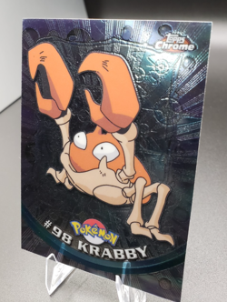 2000 Topps Chrome Series 2 - Pokemon Krabby #98 - Image 3
