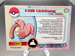 2000 Topps Chrome Series 2 - Pokemon Lickitung #108 - Image 4
