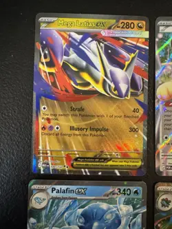 Pokemon TCG Mega Latias EX Meowth EX Mega Clefable EX Full Art Holo Lot 6 - Image 2