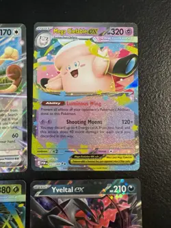 Pokemon TCG Mega Latias EX Meowth EX Mega Clefable EX Full Art Holo Lot 6 - Image 4