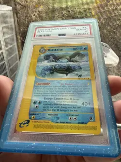 2002 POKEMON EXPEDITION #37 BLASTOISE PSA 10 - Image 2