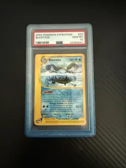 2002 POKEMON EXPEDITION #37 BLASTOISE PSA 10 - Image 5