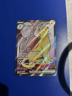 TEAM ROCKET'S PERSIAN EX #219 2025 POKEMON DRI EN DESTINED RIVALS NEAR MINT - Image 1