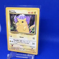 1999 Pokemon Base Set Pikachu Yellow Cheeks 58/102 - NM - Image 4
