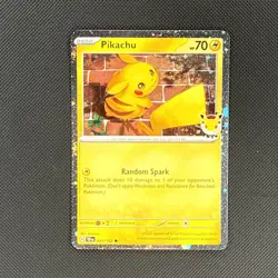 Pokemon Pikachu Stamped 30th Anniversary Pokemon Day Promo And Coin - Image 1