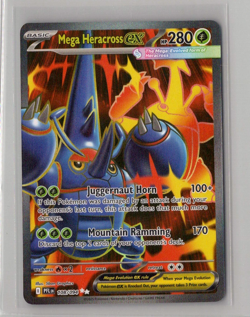 Mega Heracross EX 108/094 Phantasmal Flames SR Full Art Pokemon TCG - NM - Image 1