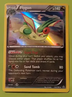 2016 Pokemon TCG Flygon Stage 2 110/160 Primal Clash Rare XY - Image 1