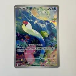 Wiglett 206/198 Scarlet&violet Illustration Rare Holo Pokemon - Image 1