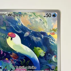 Wiglett 206/198 Scarlet&violet Illustration Rare Holo Pokemon - Image 3