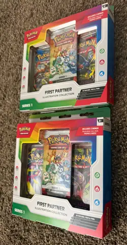 Pokemon First Partner Illustration Collection Sealed Series 1 Lot of (2) Boxes - Image 4