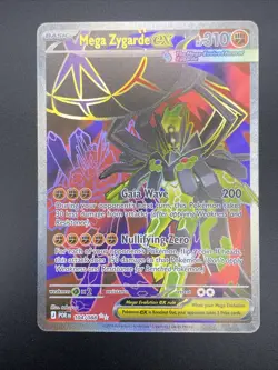 2026 POKEMON PERFECT ORDER #104/088 MEGA ZYGARDE EX FULL ART ULTRA RARE - Image 1
