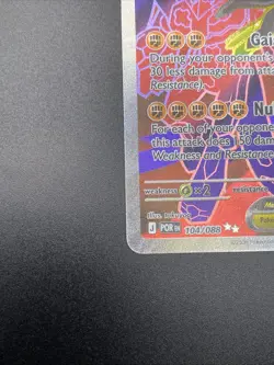 2026 POKEMON PERFECT ORDER #104/088 MEGA ZYGARDE EX FULL ART ULTRA RARE - Image 4