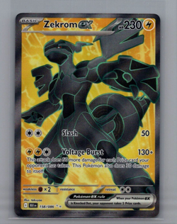 Zekrom ex 158/086 - Pokemon TCG Black Bolt Secret Rare NM - Image 1
