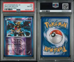 2013 Pokemon Black & White: PLASMA STORM GIRATINA REV. FOIL 62/135 PSA 8 NM-MINT - Image 3