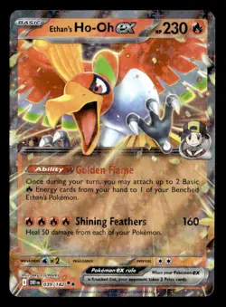 Pokemon Ethan's Ho-Oh ex #039/182 tcg Near Mint or Better - Image 1
