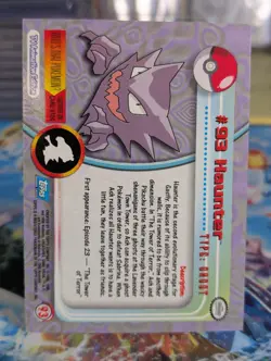 Pokemon Topps Haunter #93 Silver Foil NM 🔥 - Image 2