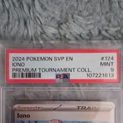 The Pokemon Company Iono Promo Holo 124 Sv: Scarlet & Violet PSA 9 2024 - Image 2