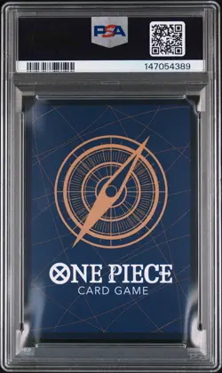 2023 ONE PIECE PREM BANDAI PREM CARD COLL 25TH ED #001 MONKEY D. LUFFY PSA 10 - Image 2