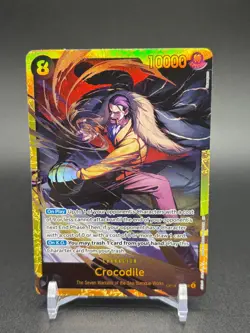 Crocodile OP14-120 SEC The Azure Sea’s Seven One Piece TCG English NM - Image 1