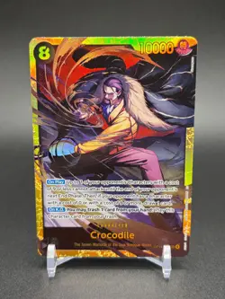 Crocodile OP14-120 SEC The Azure Sea’s Seven One Piece TCG English NM - Image 3