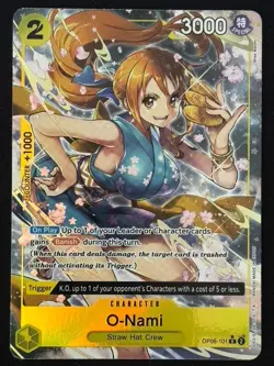 O-Nami (OP06-101) (Alternate Art) - Wings of the Captain (OP06) - One Piece - Image 1