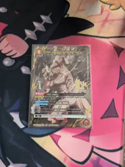 Eren Jaeger (Attack Titan) Union Arena 1st Anniversary Gold Promo AOT-1-093 - Image 1