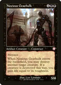 MTG - Noxious Gearhulk (Retro) - The Brothers' War Commander - X1 - (NM) - #W534 - Image 1