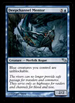 MTG Deepchannel Mentor LP Light Play Shadowmoor [3381] - Image 1