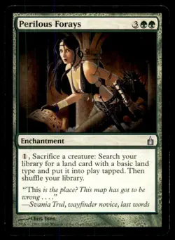 MTG Perilous Forays LP Light Play Ravnica: City of Guilds [3459] - Image 1