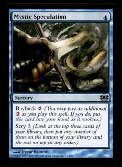 MTG Mystic Speculation LP Light Play Future Sight [3412] - Image 1