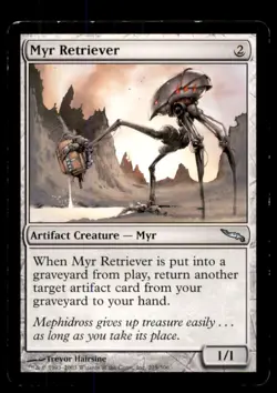 MTG Myr Retriever LP Light Play Mirrodin [3442] - Image 1