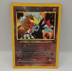 Pokemon Entei 34/53 Wotc Promo 80HP Reverse Holo Promo 2001 English - Image 1