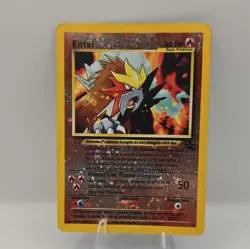 Pokemon Entei 34/53 Wotc Promo 80HP Reverse Holo Promo 2001 English - Image 2