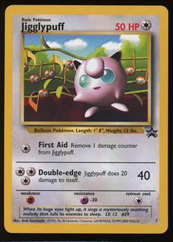 Pokemon - WOTC Black Star Promo - Jigglypuff - #7 - Image 1