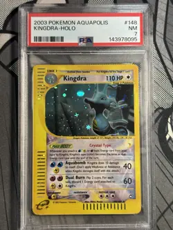 2003 Pokemon Aquapolis Kingdra Holo #148/147 PSA 7 - Image 1