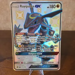 Pokemon Rayquaza GX Full Art JUMBO Sun & Moon 2019 177A/168 - Image 1