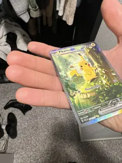 Pokemon Pikachu EX Full Art Holo ASC 276/217 Special Illustration Rare NM 🔥 - Image 4