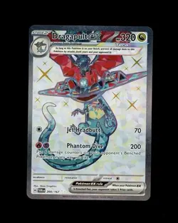 2024 Pokemon TWILIGHT MASQUERADE DRAGAPULT EX HOLO 200/167! NM - Image 1