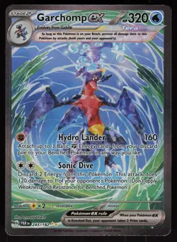 Garchomp ex 245/182 Special Illustration Rare Paradox Rift Pokemon - PQ - Image 1