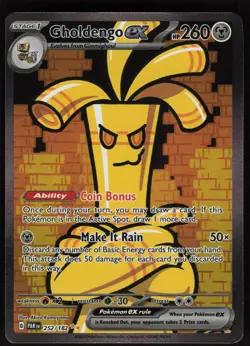 Gholdengo ex 252/182 Paradox Rift Special Illustration Rare POKEMON - QTY - Image 1