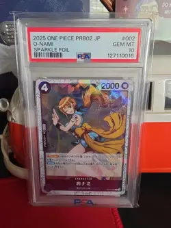 PSA 10 - O-Nami ST18-002 Sparkle Foil One Piece Japanese 2025 - Image 1
